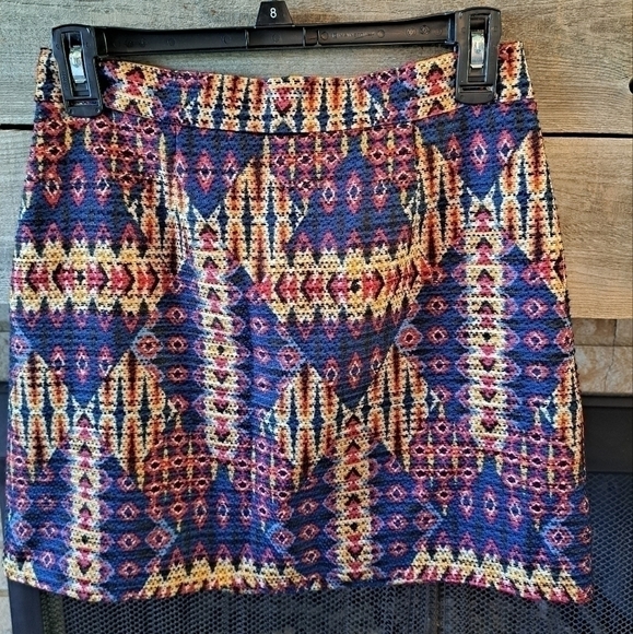 Sam Edelman Dresses & Skirts - Sam Edelman Tribal Print Mini Skirt Size 2 Clueless Preppy